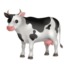 How emoji cow displayed on Huawei