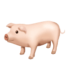 How emoji pig displayed on Huawei