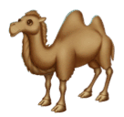 How emoji two-hump camel displayed on Huawei