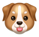 How emoji dog face displayed on Huawei