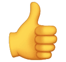 How emoji thumbs up displayed on Huawei