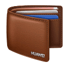 How emoji purse displayed on Huawei