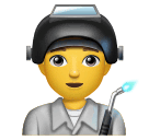 How emoji man factory worker displayed on Huawei