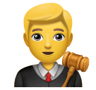 How emoji man judge displayed on Huawei