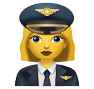 How emoji woman pilot displayed on Huawei