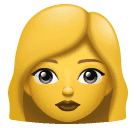 How emoji woman displayed on Huawei