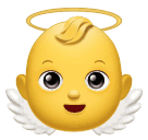 How emoji baby angel displayed on Huawei