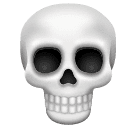 How emoji skull displayed on Huawei