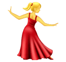 How emoji woman dancing displayed on Huawei