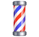 How emoji barber pole displayed on Huawei