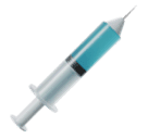 How emoji syringe displayed on Huawei