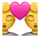 How emoji kiss displayed on Huawei