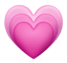 How emoji growing heart displayed on Huawei