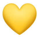 How emoji yellow heart displayed on Huawei