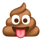 How emoji pile of poo displayed on Huawei