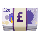 How emoji pound banknote displayed on Huawei