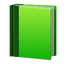 How emoji green book displayed on Huawei