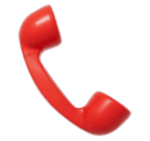 How emoji telephone receiver displayed on Huawei