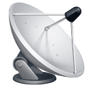 How emoji satellite antenna displayed on Huawei