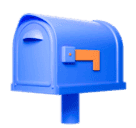 How emoji closed mailbox with lowered flag displayed on Huawei