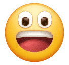 How emoji grinning face displayed on Huawei