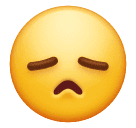 How emoji disappointed face displayed on Huawei