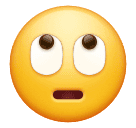 How emoji face with rolling eyes displayed on Huawei