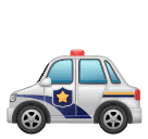 How emoji police car displayed on Huawei