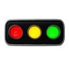 How emoji horizontal traffic light displayed on Huawei