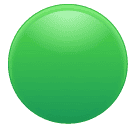 How emoji green circle displayed on Huawei