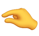 How emoji pinching hand displayed on Huawei