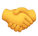 How emoji handshake displayed on Huawei