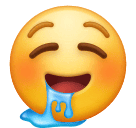 How emoji drooling face displayed on Huawei