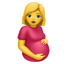 How emoji pregnant woman displayed on Huawei