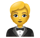 How emoji person in tuxedo displayed on Huawei