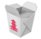 How emoji takeout box displayed on Huawei