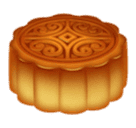 How emoji moon cake displayed on Huawei