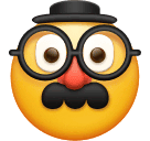 How emoji disguised face displayed on Huawei