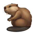 How emoji beaver displayed on Huawei