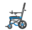 How emoji motorized wheelchair displayed on Huawei