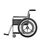 How emoji manual wheelchair displayed on Huawei