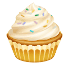 How emoji cupcake displayed on Huawei