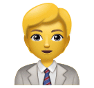 How emoji office worker displayed on Huawei