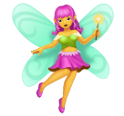 How emoji woman fairy displayed on Huawei