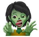 How emoji woman zombie displayed on Huawei