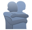 How emoji people hugging displayed on Huawei