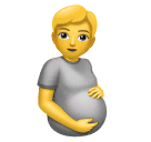 How emoji pregnant person displayed on Huawei