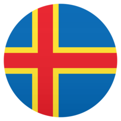 How emoji flag: Åland Islands displayed on Joypixels