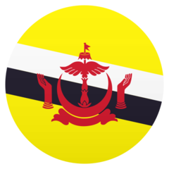 How emoji flag: Brunei displayed on Joypixels