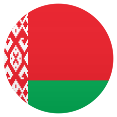 How emoji flag: Belarus displayed on Joypixels